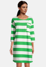 Salzhaut - PADDERWATSCH Damen normale Passform - Reduziert - ringel - Ringelkleid - 6 - #farbe_offwhite-apple-green