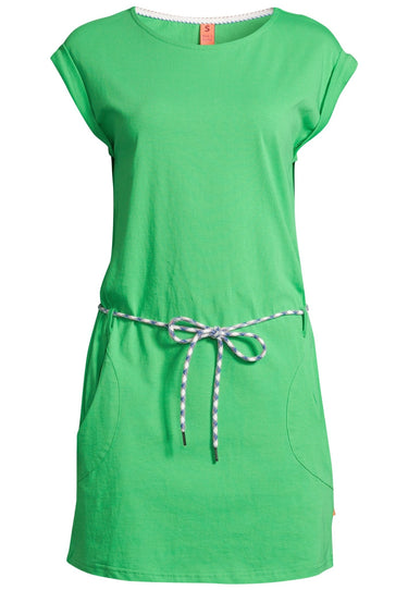 salzhaut - PANTÜFFEL Damen normale Passform - Gürtel - Kleid - Sommerkleid - 7 - #farbe_apple-green