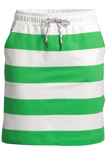 salzhaut - PASTÜRSCHE Damen normale Passform - Damen - ringel - Rock - 2 - #farbe_offwhite-apple-green