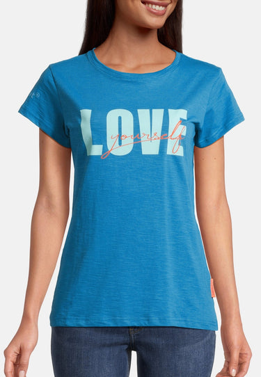 salzhaut - REBBEDI Damen Leicht tailliert - Frontprint - Hamburg - love - 3 - #farbe_fjord