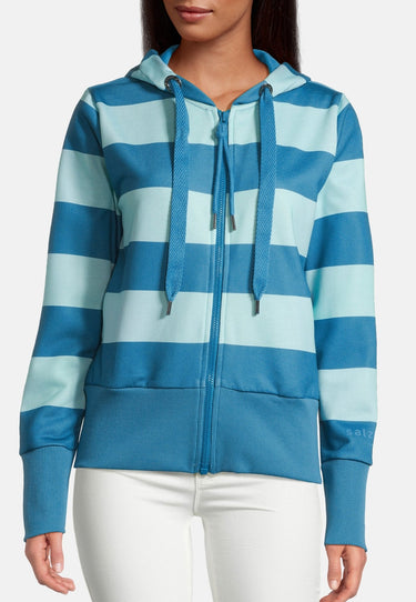 Salzhaut - RECKSCHETER Damen Leicht tailliert - Hamburg - Hoodiejacke - Reduziert - 8 - #farbe_fjord-aqua