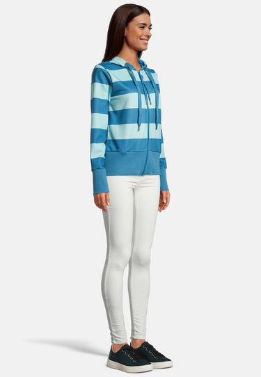 Salzhaut - RECKSCHETER Damen Leicht tailliert - Hamburg - Hoodiejacke - Reduziert - 10 - #farbe_fjord-aqua