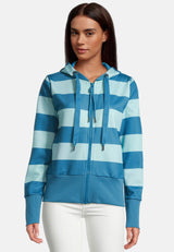 Salzhaut - RECKSCHETER Damen Leicht tailliert - Hamburg - Hoodiejacke - Reduziert - 6 - #farbe_fjord-aqua