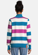 Salzhaut - REDD Damen Oversized - Hamburg - Reduziert - Stehkragen - 9 - #farbe_offwhite-plum-fjord