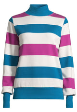 Salzhaut - REDD Damen Oversized - Hamburg - Reduziert - Stehkragen - 7 - #farbe_offwhite-plum-fjord