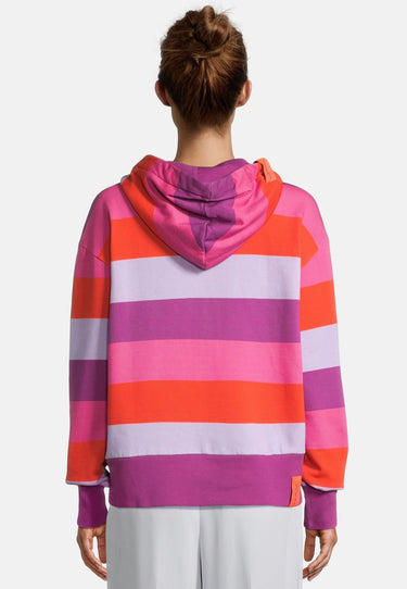 salzhaut - RISCH Damen Hoodie normale Passform - adenauer & co - Anker - Basic - 4 - #farbe_Plum-Fiesta-Flieder-Pink