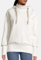 Salzhaut - RÖÄEN Damen Leicht tailliert - Hamburg - Hoodie - Reduziert - 8 - #farbe_offwhite