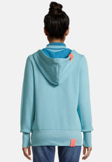 Salzhaut - RÖÄEN Damen Leicht tailliert - Hamburg - Hoodie - Reduziert - 4 - #farbe_reef