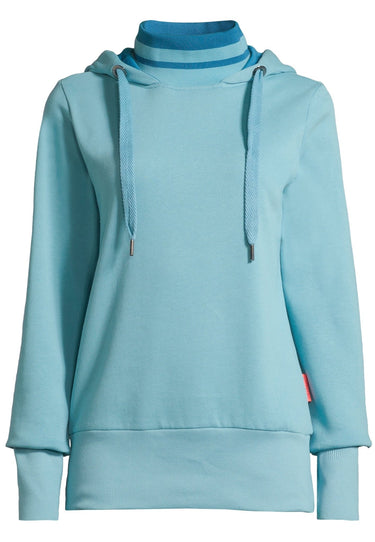 Salzhaut - RÖÄEN Damen Leicht tailliert - Hamburg - Hoodie - Reduziert - 2 - #farbe_reef
