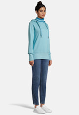 Salzhaut - RÖÄEN Damen Leicht tailliert - Hamburg - Hoodie - Reduziert - 5 - #farbe_reef