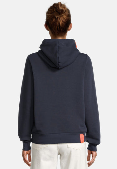 Salzhaut - SABBELBUDE Damen Oversized - Hoodie - Kapuzenpullover - Langarmshirt - 9 - #farbe_navy
