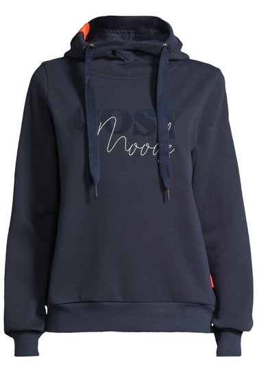 Salzhaut - SABBELBUDE Damen Oversized - Hoodie - Kapuzenpullover - Langarmshirt - 7 - #farbe_navy