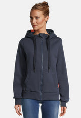 Salzhaut - SACKKOKEN Damen Leicht tailliert - Backprint - Hamburg - Hoodiejacke - 1 - #farbe_navy