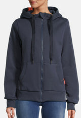 Salzhaut - SACKKOKEN Damen Leicht tailliert - Backprint - Hamburg - Hoodiejacke - 3 - #farbe_navy