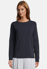 salzhaut - Damen Longsleeve SCHATEKE normale Passform - adenauer & co - Anker - Backprint - 7 - #farbe_Navy
