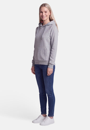 salzhaut - SCHNUTE Damen Hoodie Regular Fit - adenauer & co - Anker - Basic - 16 - #farbe_Grey Melange