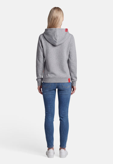 salzhaut - SCHNUTE Damen Hoodie Regular Fit - adenauer & co - Anker - Basic - 15 - #farbe_Grey Melange