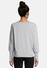 Salzhaut - SMAAK Damen normale Passform - Hamburg - Langarmshirt - Reduziert - 19 - #farbe_grey-melange