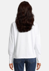 Salzhaut - SMAAK Damen normale Passform - Hamburg - Langarmshirt - Reduziert - 24 - #farbe_white