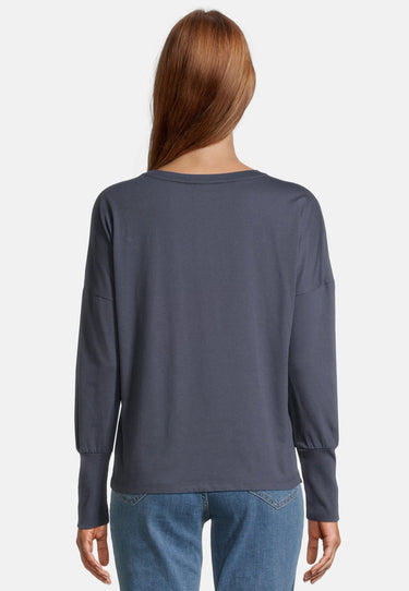 Salzhaut - SMAAK Damen normale Passform - Hamburg - Langarmshirt - Reduziert - 14 - #farbe_navy