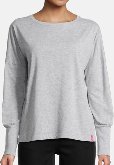 Salzhaut - SMAAK Damen normale Passform - Hamburg - Langarmshirt - Reduziert - 18 - #farbe_grey-melange