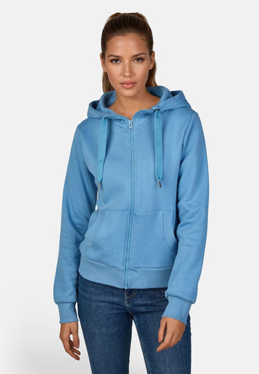 salzhaut - Damen Sweatjacke SÖÖTE Tailliert - adenauer & co - Anker - Basic - 118 - #farbe_Ice Blue