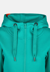 salzhaut - Damen Sweatjacke SÖÖTE Tailliert - adenauer & co - Anker - Basic - 8 - #farbe_Lagoon