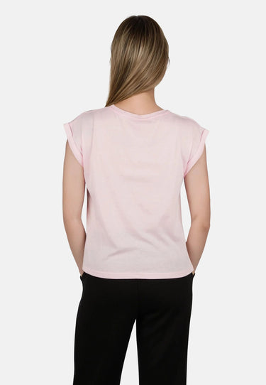 Salzhaut - SÖMMER Damen Relaxed-Fit - Oversize - Reduziert - T-Shirt - 34 - #farbe_ros
