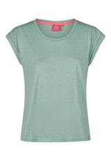 salzhaut - SÖMMER Damen Shirt Relaxed-Fit - adenauer & co - Anker - Basic - 42 - #farbe_Salbei