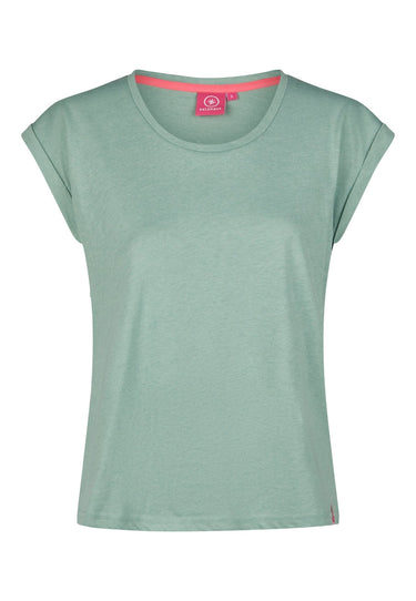 Salzhaut - SÖMMER Damen Relaxed-Fit - Oversize - Reduziert - T-Shirt - 42 - #farbe_salbei