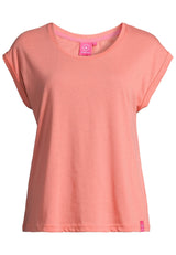 salzhaut - SÖMMER Damen Shirt Relaxed-Fit - adenauer & co - Anker - Basic - 7 - #farbe_Coral