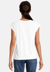 salzhaut - SÖMMER Damen Shirt Relaxed-Fit - adenauer & co - Anker - Basic - 29 - #farbe_White