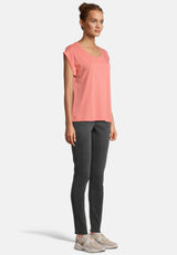 salzhaut - SÖMMER Damen Shirt Relaxed-Fit - adenauer & co - Anker - Basic - 10 - #farbe_Coral