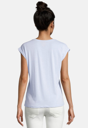 Salzhaut - SÖMMER Damen Relaxed-Fit - Oversize - Reduziert - T-Shirt - 14 - #farbe_light-blue