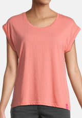 salzhaut - SÖMMER Damen Shirt Relaxed-Fit - adenauer & co - Anker - Basic - 8 - #farbe_Coral