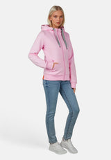 salzhaut - Damen Sweatjacke SÖÖTE Tailliert - adenauer & co - Anker - Basic - 48 - #farbe_Rosé