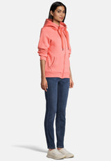 salzhaut - Damen Sweatjacke SÖÖTE Tailliert - adenauer & co - Anker - Basic - 59 - #farbe_Coral