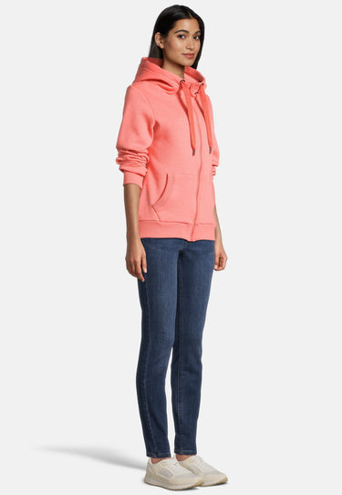 salzhaut - SÖÖTE Damen Tailliert - Hamburg - Kapuze - kuschelig - 46 - #farbe_coral