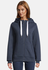 salzhaut - Damen Sweatjacke SÖÖTE Tailliert - adenauer & co - Anker - Basic - 85 - #farbe_Navy