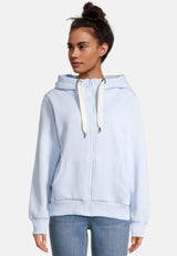 salzhaut - Damen Sweatjacke SÖÖTE Tailliert - adenauer & co - Anker - Basic - 80 - #farbe_Light Blue