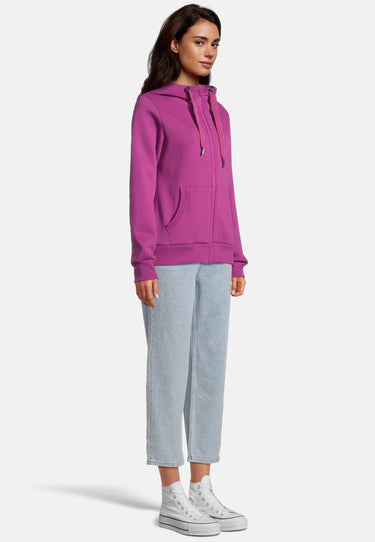 salzhaut - SÖÖTE Damen Tailliert - Hamburg - Kapuze - kuschelig - 93 - #farbe_plum