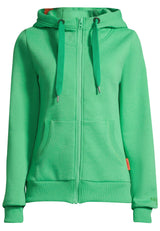 salzhaut - Damen Sweatjacke SÖÖTE Tailliert - adenauer & co - Anker - Basic - 29 - #farbe_Apple Green