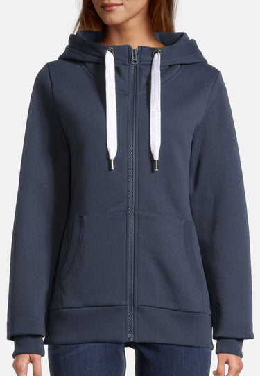 salzhaut - SÖÖTE Damen Tailliert - Hamburg - Kapuze - kuschelig - 76 - #farbe_navy