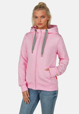salzhaut - Damen Sweatjacke SÖÖTE Tailliert - adenauer & co - Anker - Basic - 46 - #farbe_Rosé