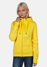 salzhaut - SÖÖTE JACKE Damen Sweatjacke Leicht tailliert - adenauer & co - Anker - Basic - 11 - #farbe_Yellow