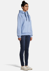 salzhaut - SÖÖTE JACKE Damen Sweatjacke Leicht tailliert - adenauer & co - Anker - Basic - 35 - #farbe_Ice Blue