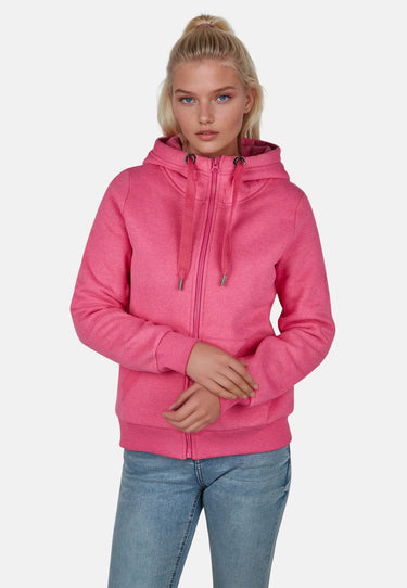 Salzhaut - SÖÖTE JACKE Damen Leicht tailliert - Eingriffstaschen - Hoodiejacke - Reduziert - 23 - #farbe_pink