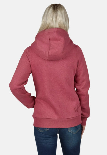 Salzhaut - SÖÖTE JACKE Damen Leicht tailliert - Eingriffstaschen - Hoodiejacke - Reduziert - 29 - #farbe_berry