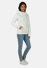 salzhaut - SÖÖTE JACKE Damen Sweatjacke Leicht tailliert - adenauer & co - Anker - Basic - 8 - #farbe_Offwhite