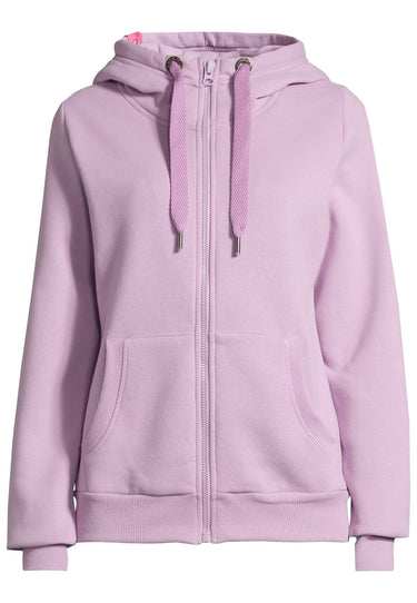 Salzhaut - SÖÖTE JACKE Damen Leicht tailliert - Eingriffstaschen - Hoodiejacke - Reduziert - 20 - #farbe_flieder